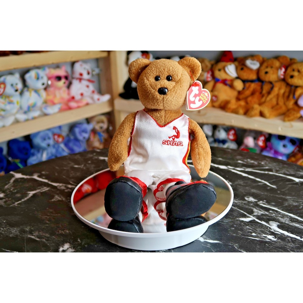TY Beanie Baby - Shaqbear Shaquille O'Neal #32 | MWMT | Vintage | Rare